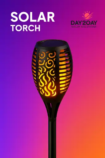 SOLAR FLAME LED LIGHTS